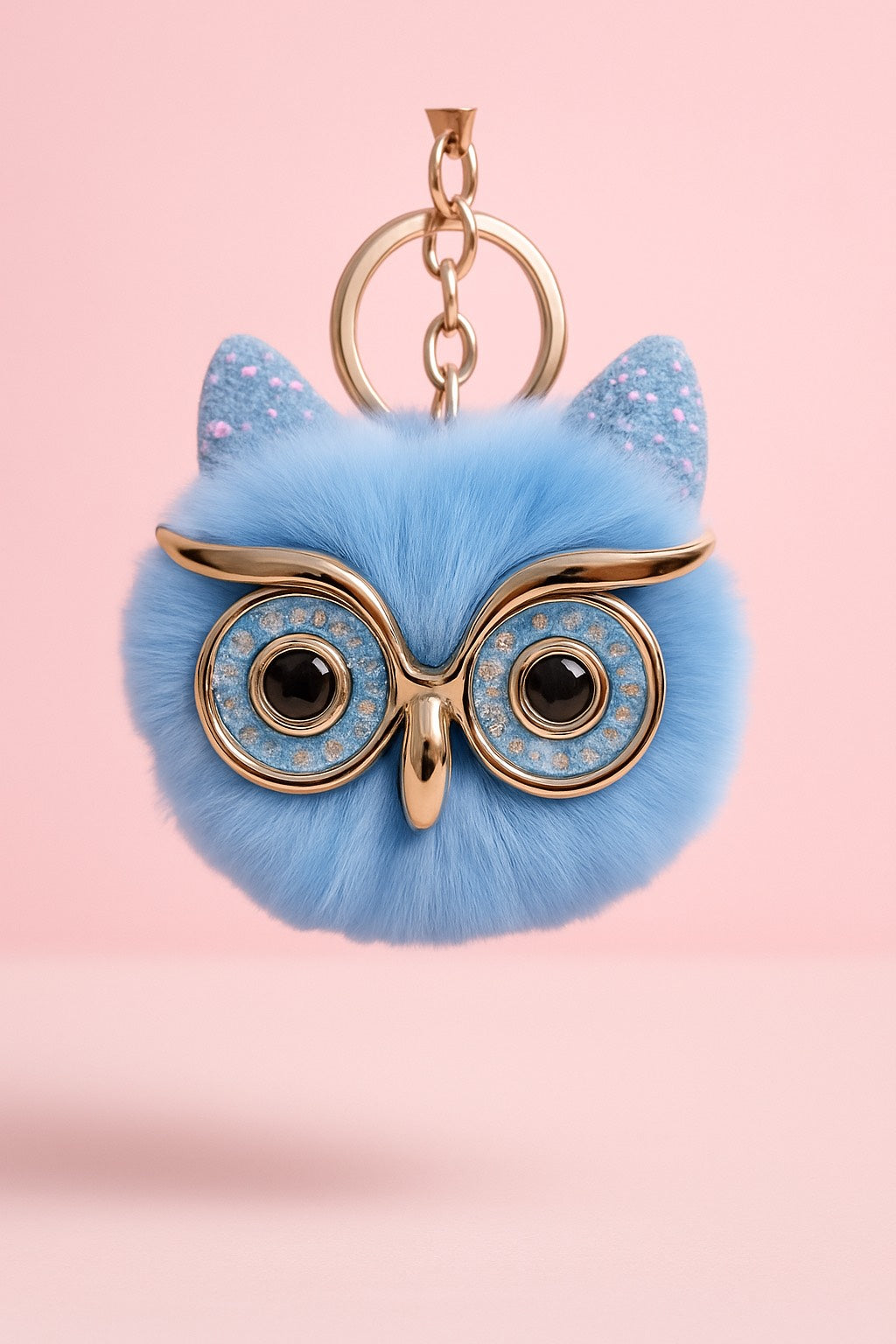 Plush Owl Keychain